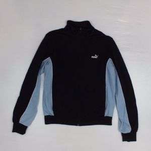Puma Women's Blue Zip Up Jacket S